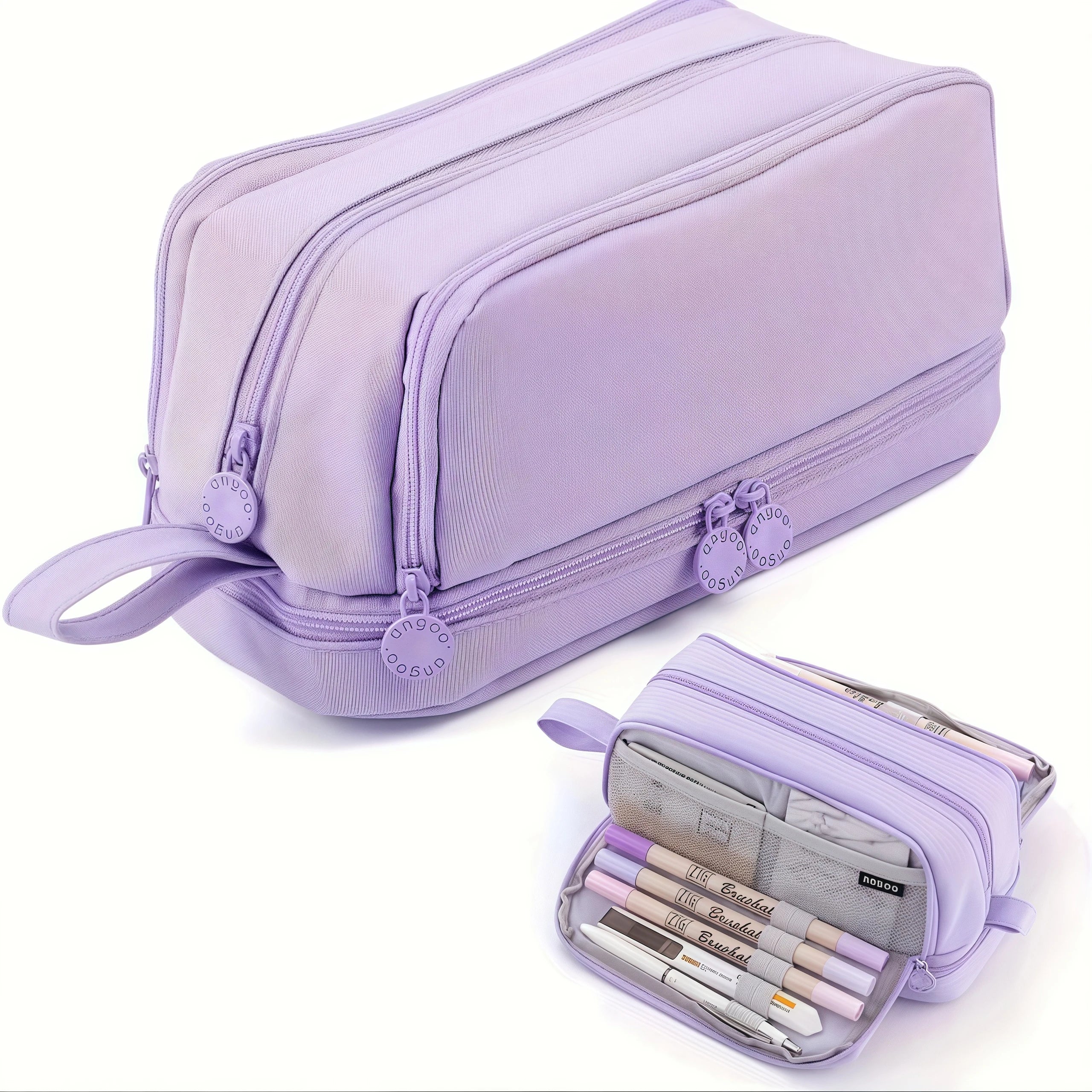 Large-Capacity Portable Pencil Case – Multi-Compartment