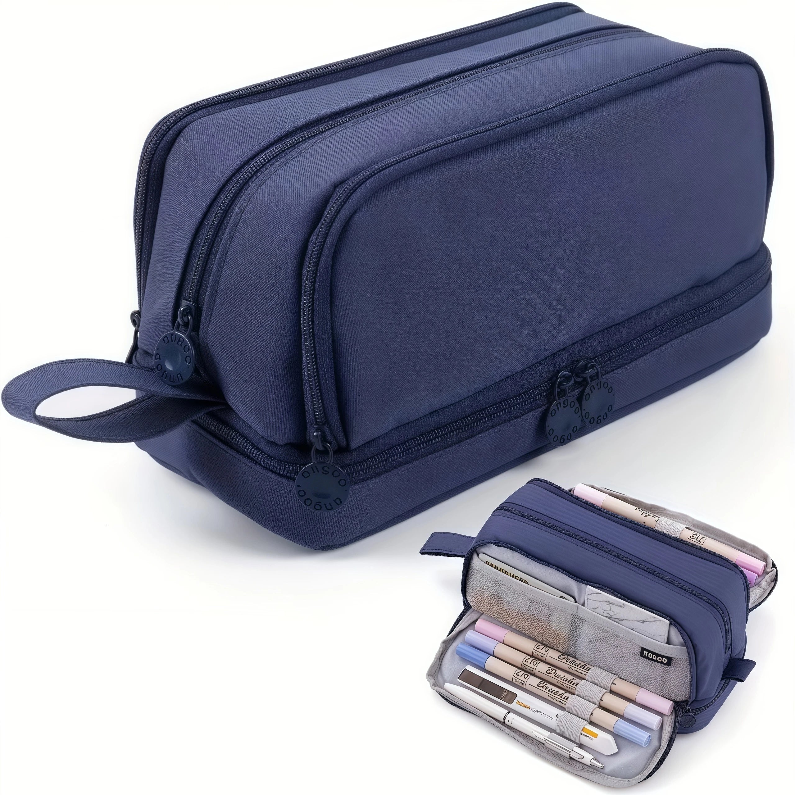 Large-Capacity Portable Pencil Case – Multi-Compartment