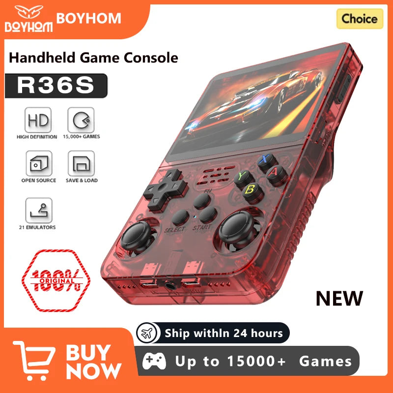R36S Retro Console – 3.5" IPS, Linux, 64/128GB