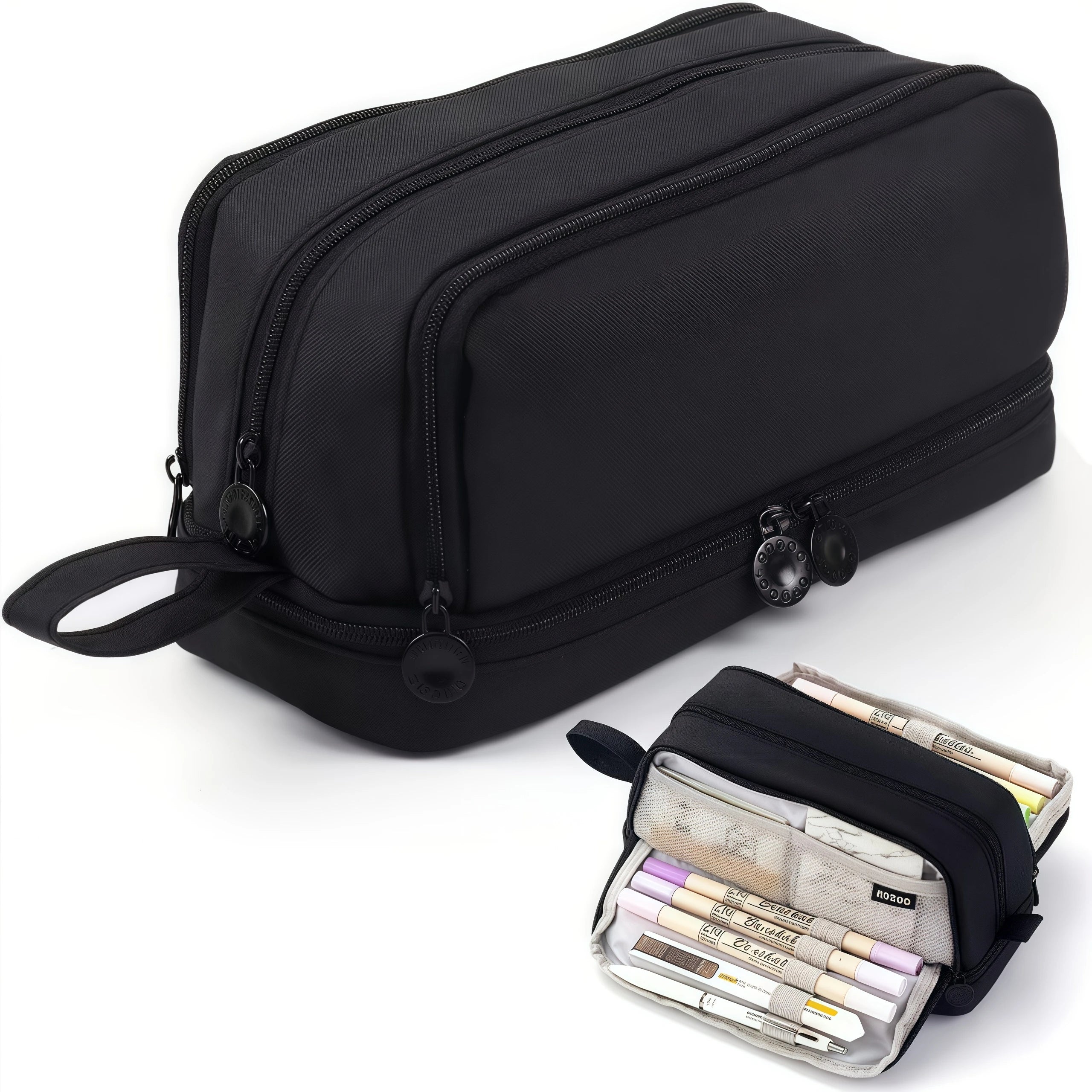 Large-Capacity Portable Pencil Case – Multi-Compartment