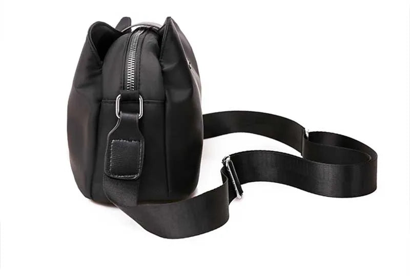 Vintage Waterproof Nylon Shoulder Bag – Simple Women’s Crossbody & Daily Travel Purse