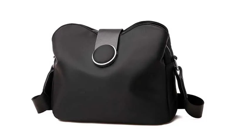 Vintage Waterproof Nylon Shoulder Bag – Simple Women’s Crossbody & Daily Travel Purse