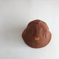 Korean Baby Bucket Hat – Cartoon Bear Sun Cap for Boys & Girls
