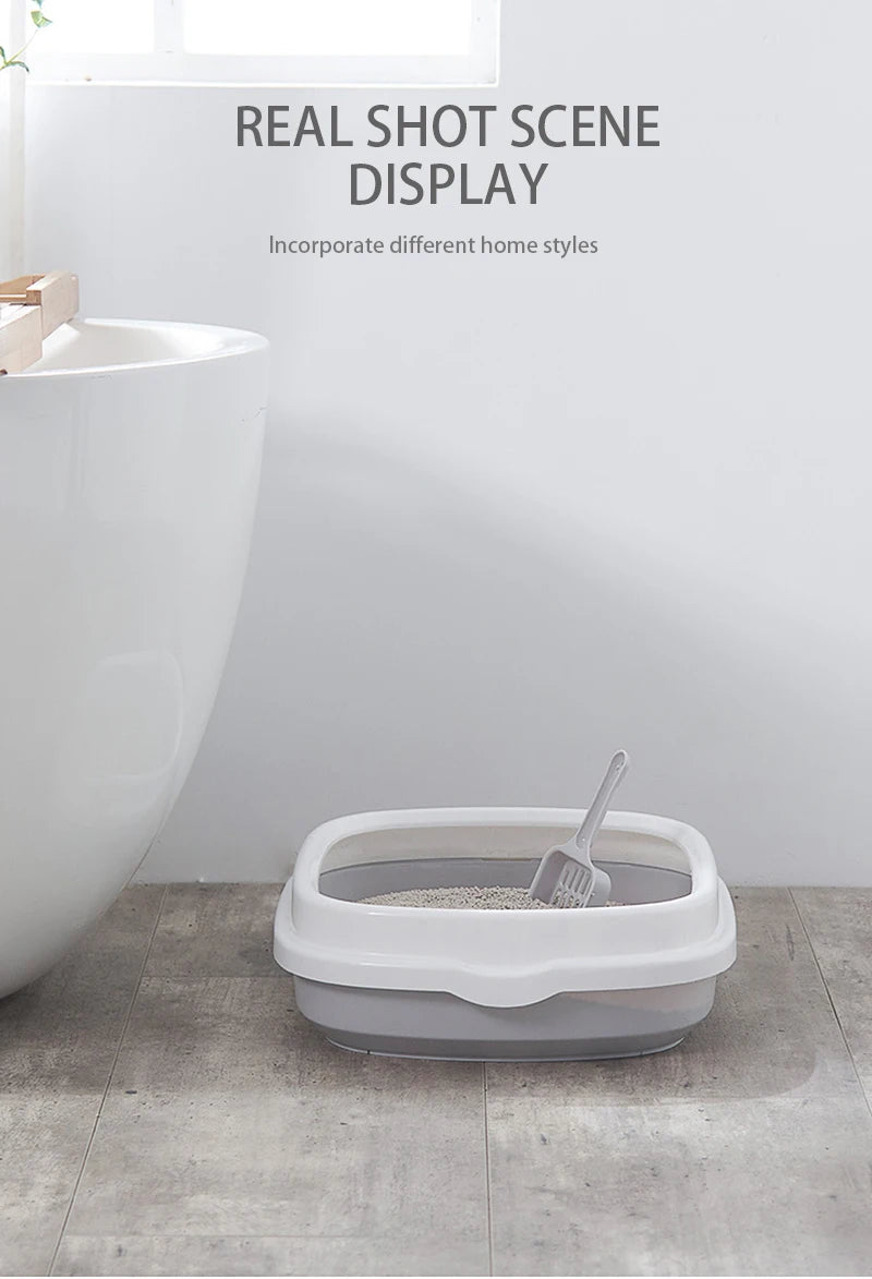 Anti-Splash Pet Litter Box