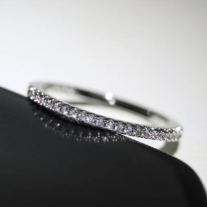 Minimalist Zircon Thin Ring