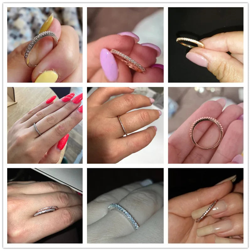 Minimalist Zircon Thin Ring