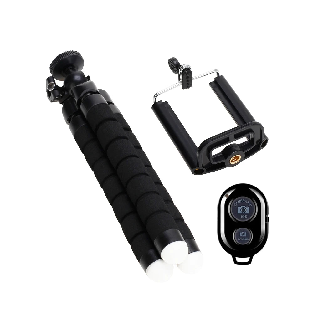 Flexible Mini Tripod Phone Holder Stand Octopus Camera Mount