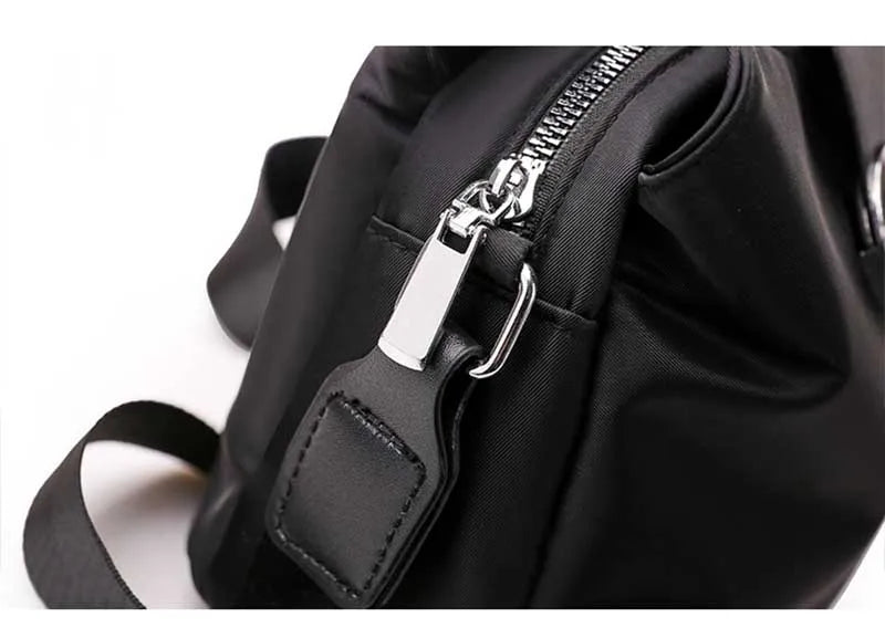 Vintage Waterproof Nylon Shoulder Bag – Simple Women’s Crossbody & Daily Travel Purse