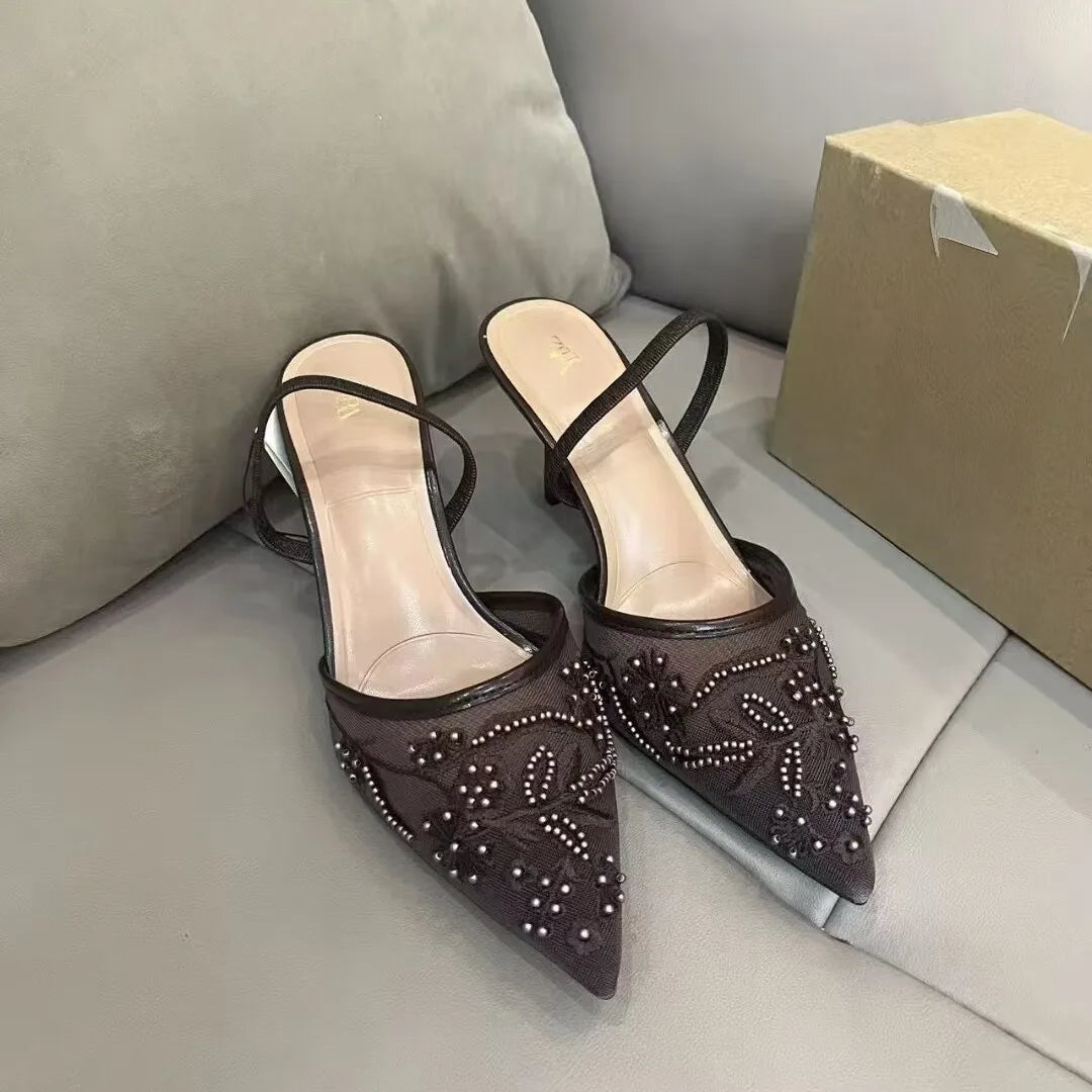 DEleventh White Luxury High Heels
