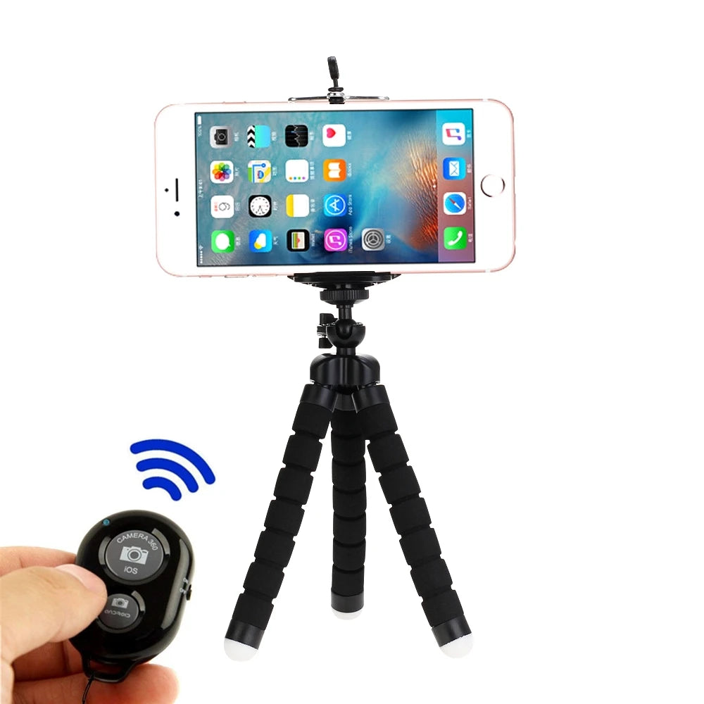 Flexible Mini Tripod Phone Holder Stand Octopus Camera Mount
