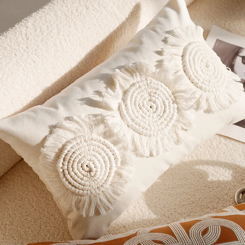 30X50/45X45CM Brown Throw Pillow Cover French Light Luxury Forest Stamping Waist Cushion Cover Decor Home Decorative Pillowcase