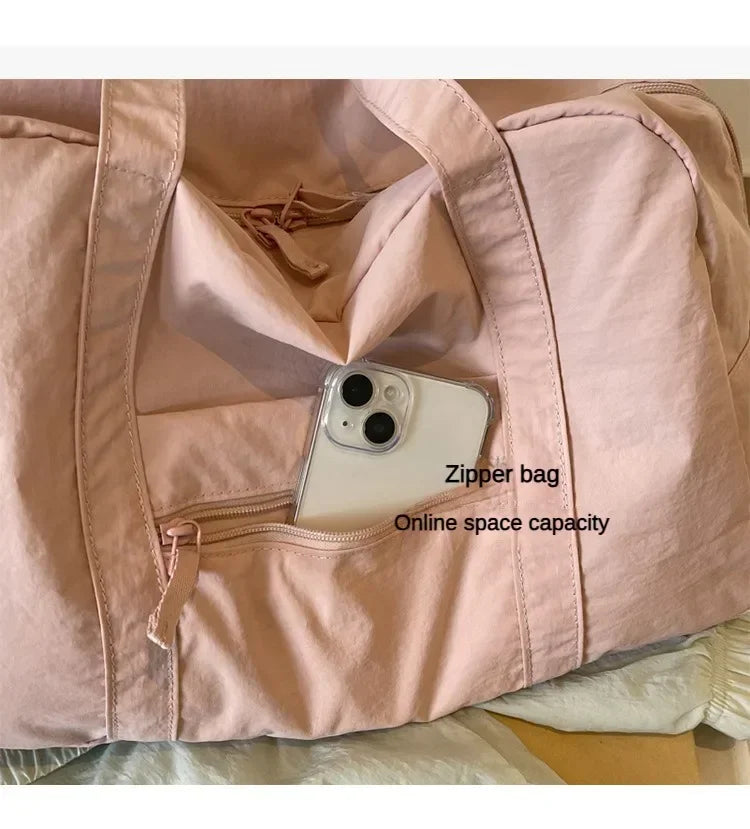 Casual Large Capaci Nylon Cloth Bag Women 2025 New Fashion Commuter Shoulder Bag Short-Distance Travel Bag Fitness Handb Women