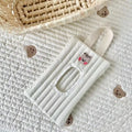 Cute Bear Cartoon Tissue Box – Portable Hanging Bag for Baby & Car