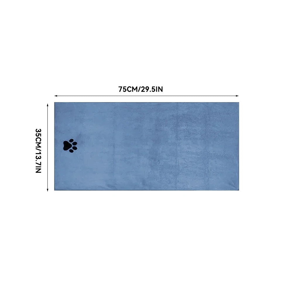 Microfiber Pet Bath Towel – Super Soft & Absorbent