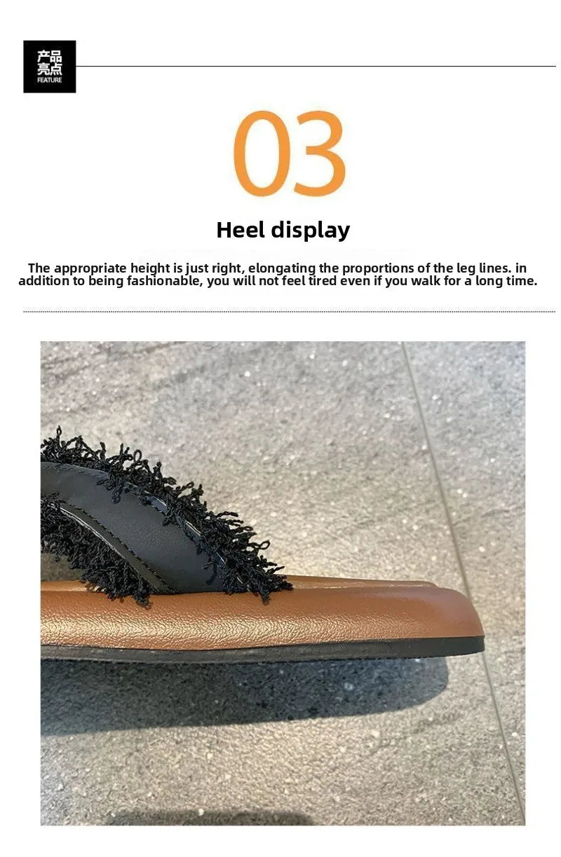 Women Roman Cool Slippers Retro Flip Flops Fashion Sandal Beach Versatile Shoes Vacation Casual Beach Flat Shoes Sandalias Mujer