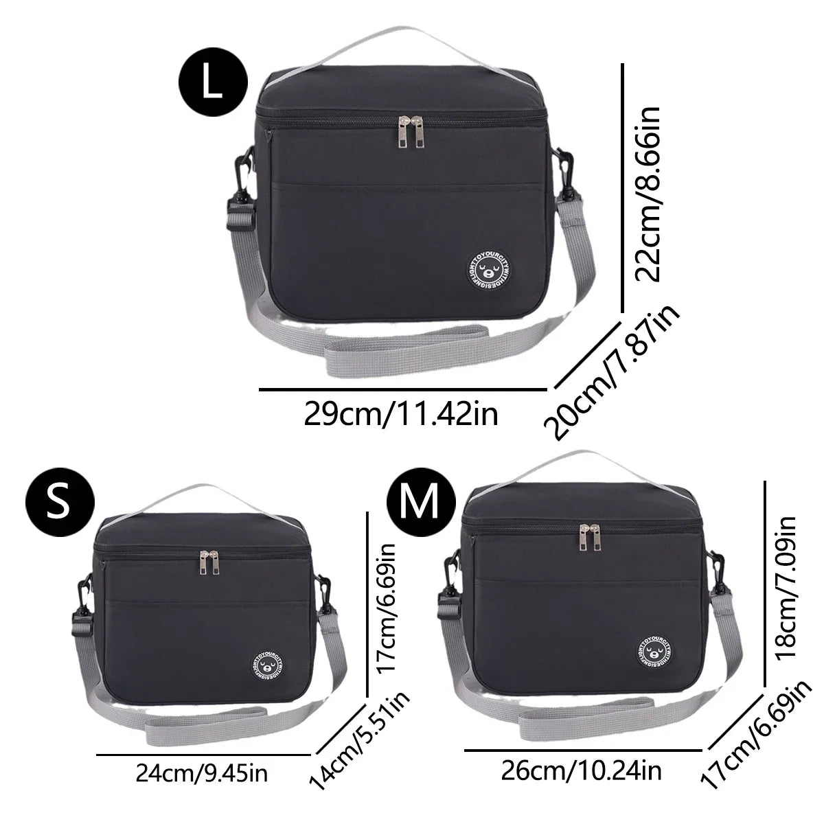 Insulated Lunch Tote Bag – Thickened Aluminum Foil Bento Bag for Office & Students