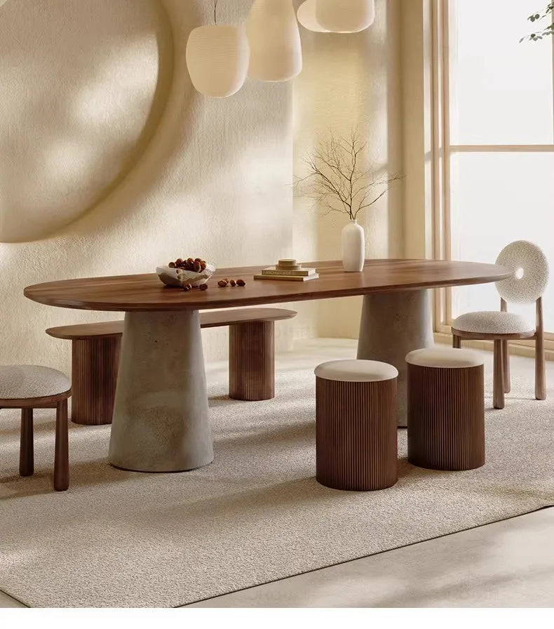 Designer Office Dining Table Wood Reception Space Saving Luxury Dining Table Center Dressing Study Muebles Living Room Furniture