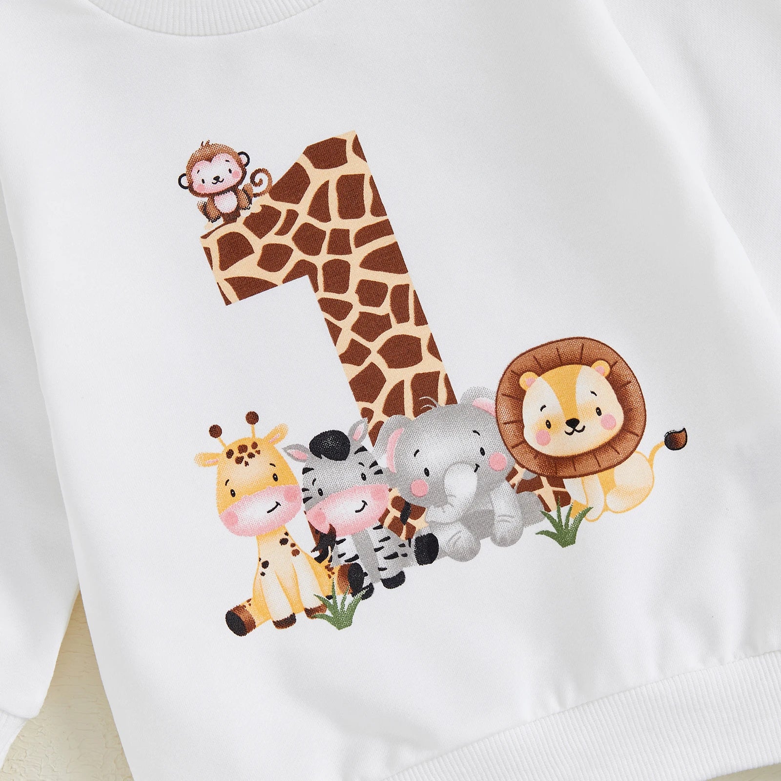 Product Name: BeQeuewll Toddler Animal Print 2-Piece Set