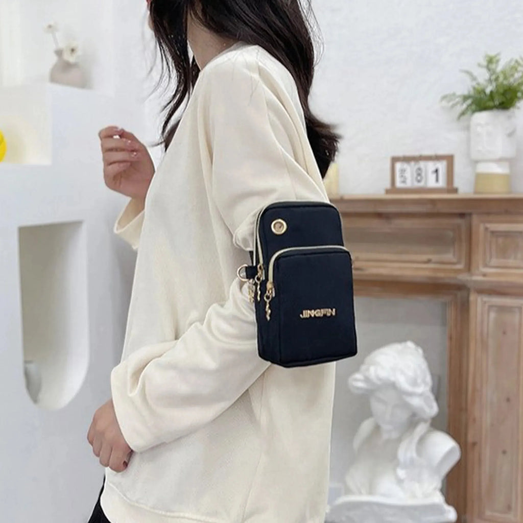 Women’s Mini Phone Crossbody Bag – Compact Coin & Running Neck Pouch