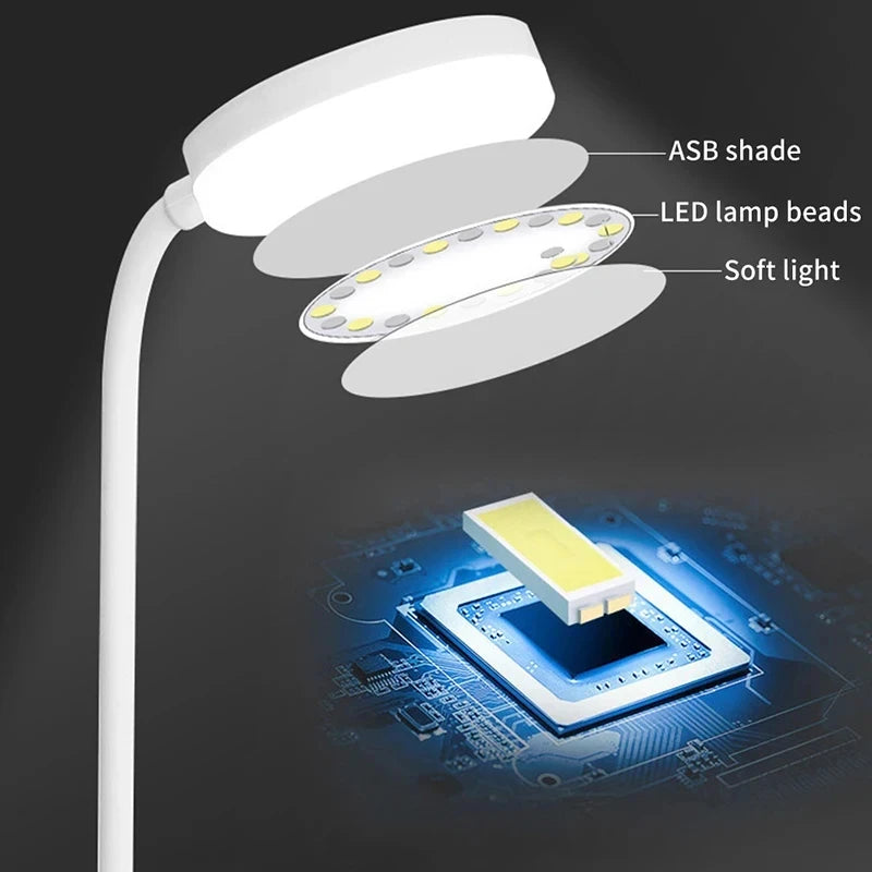 Portable LED Desk Lamp – Eye Protection & 3 Modes