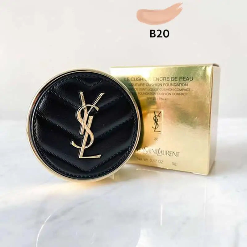 YSL Le Cushion Encre De Peau Luminous Matte Cushion Foundation 10 20 Long Lasting Flawless Coverage Oil Control Hydrating SPF5