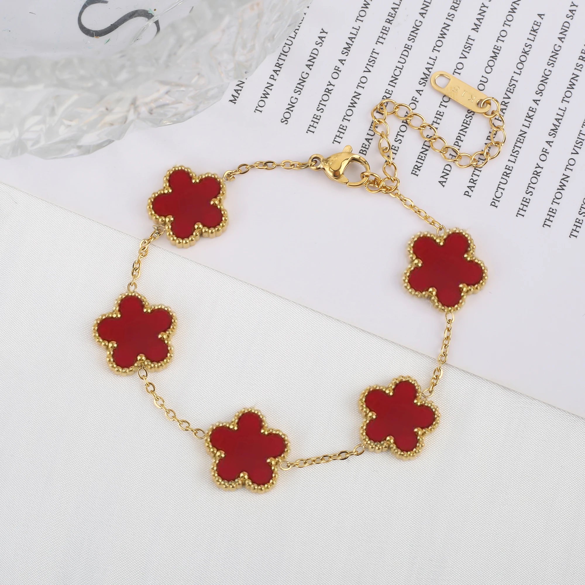 Luxury Clover Flower Bracelet