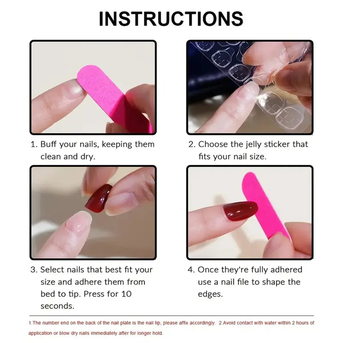 24Pcs Short Almond Press-On Nails Pink Floral French Tip Glossy&Elegant Full Cover Fake Nails for Women&Girls Spring,Daily Wear