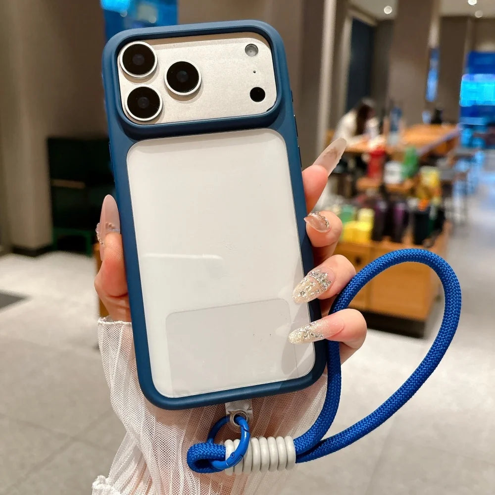 iPhone Case 17 Series – Transparent Touch Button