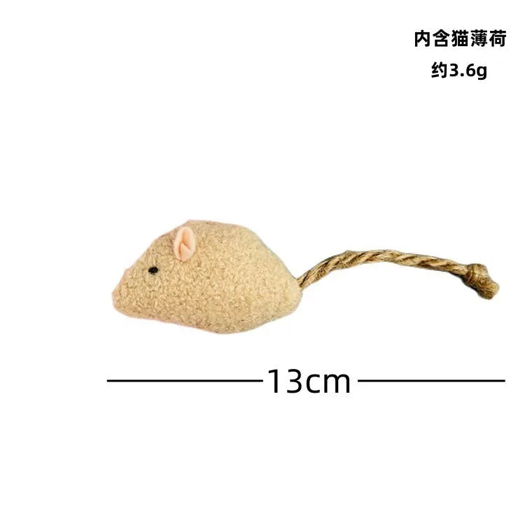 Catnip Rattle Mouse Toys – Multi Pack