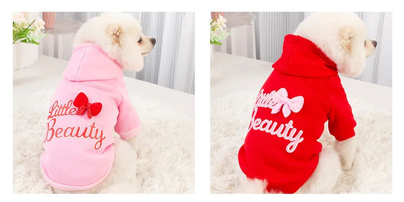 Fleece-Lined Dog Hoodie – Autumn/Winter