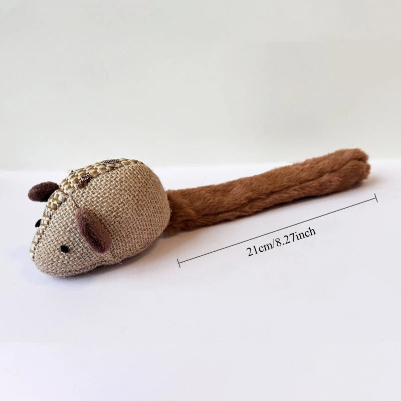 Plush Mouse Cat Toy