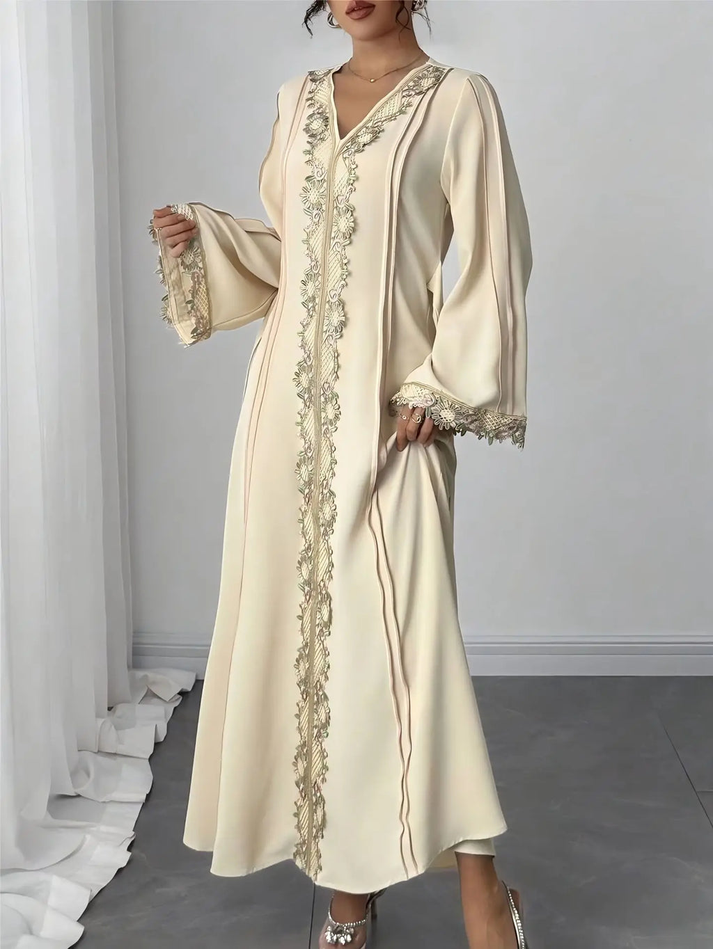 African Dresses For Women Elegant Spring Autumn Long Sleeve Dashiki Maxi Dress Ladies Traditional African Clothing Fairy Dreaes