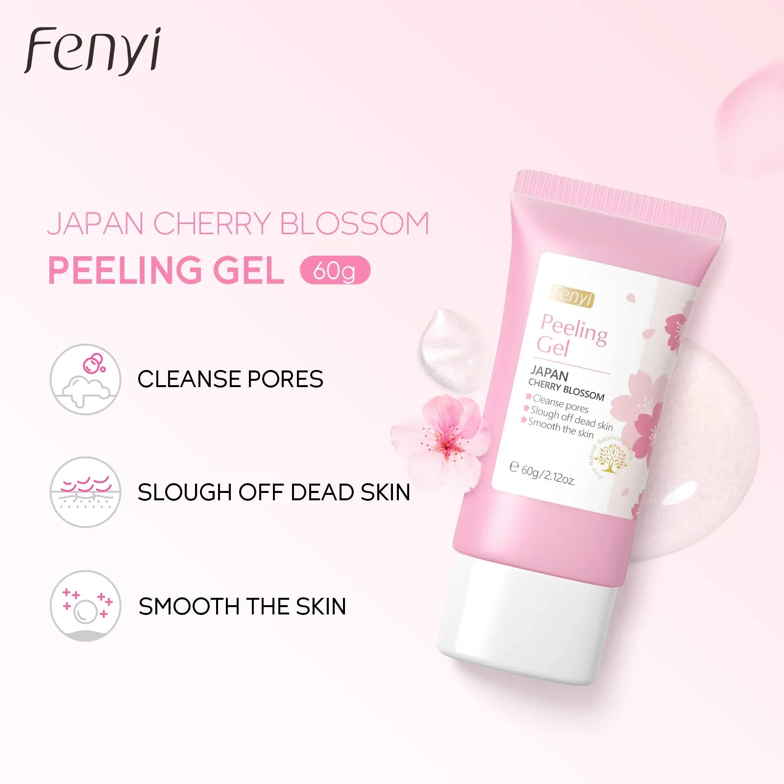 Sakura Deep Cleansing Exfoliating Gel – 60g