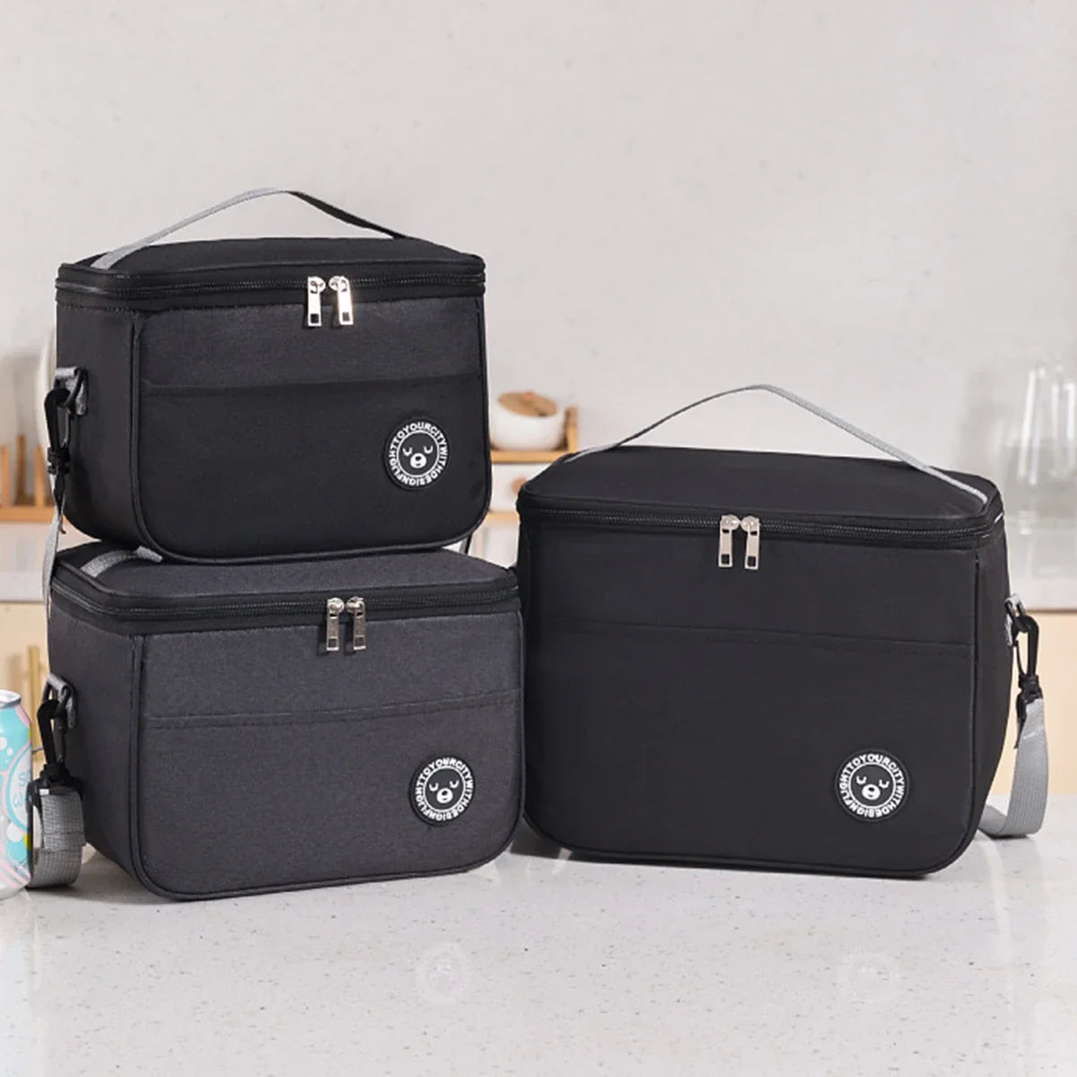 Insulated Lunch Tote Bag – Thickened Aluminum Foil Bento Bag for Office & Students