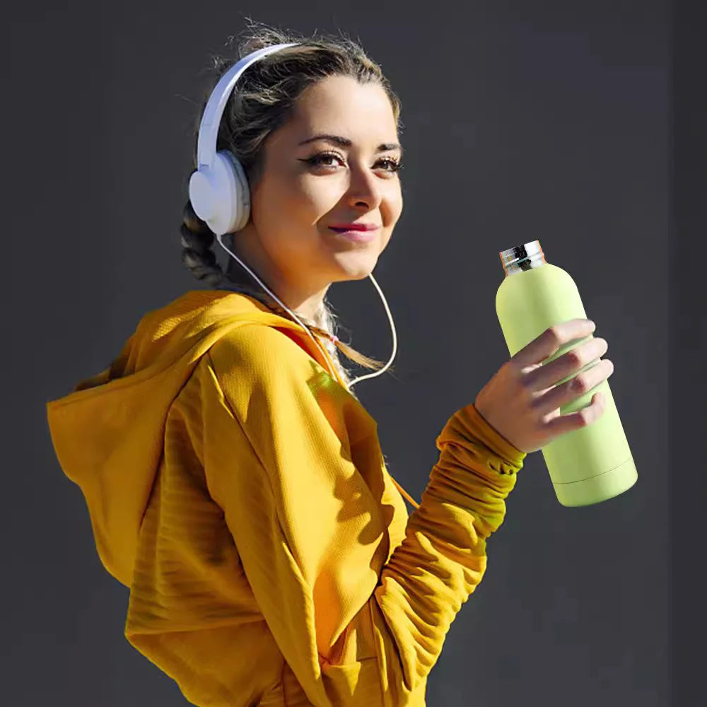 Stainless Steel Thermal Water Bottle – Insulated Vacuum Tumbler