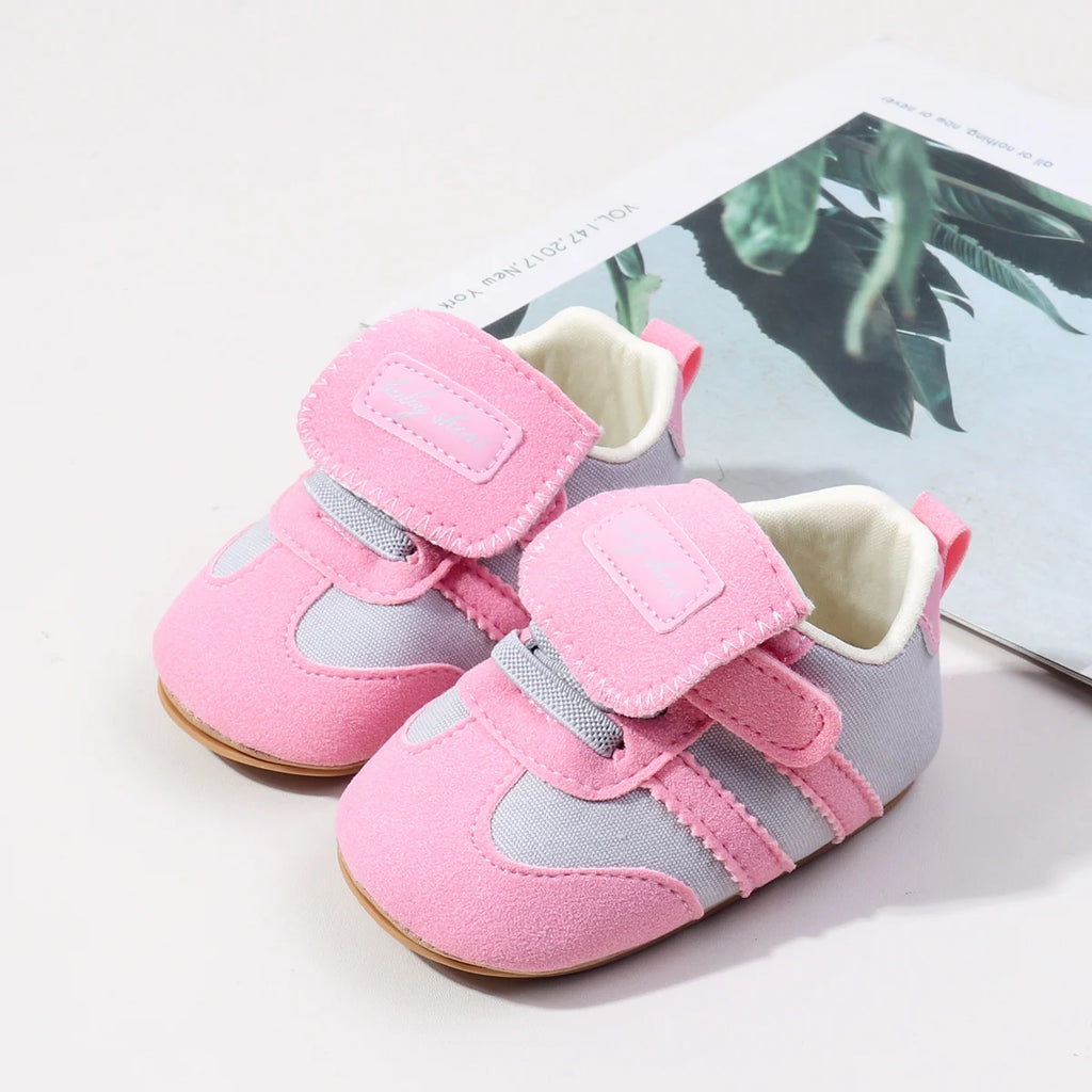 Baby Spring & Autumn Casual Walking Shoes – Retro Anti-Slip Sneakers for Boys & Girls