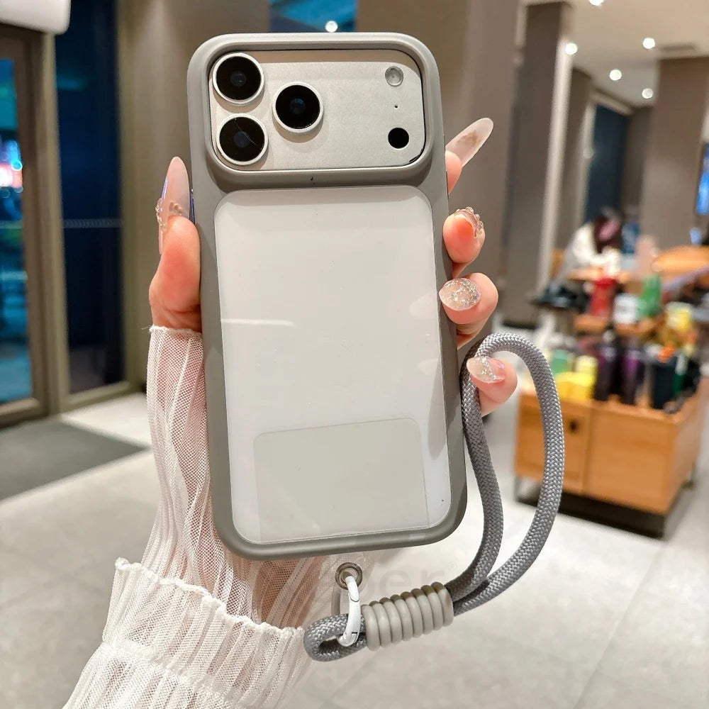 iPhone Case 17 Series – Transparent Touch Button