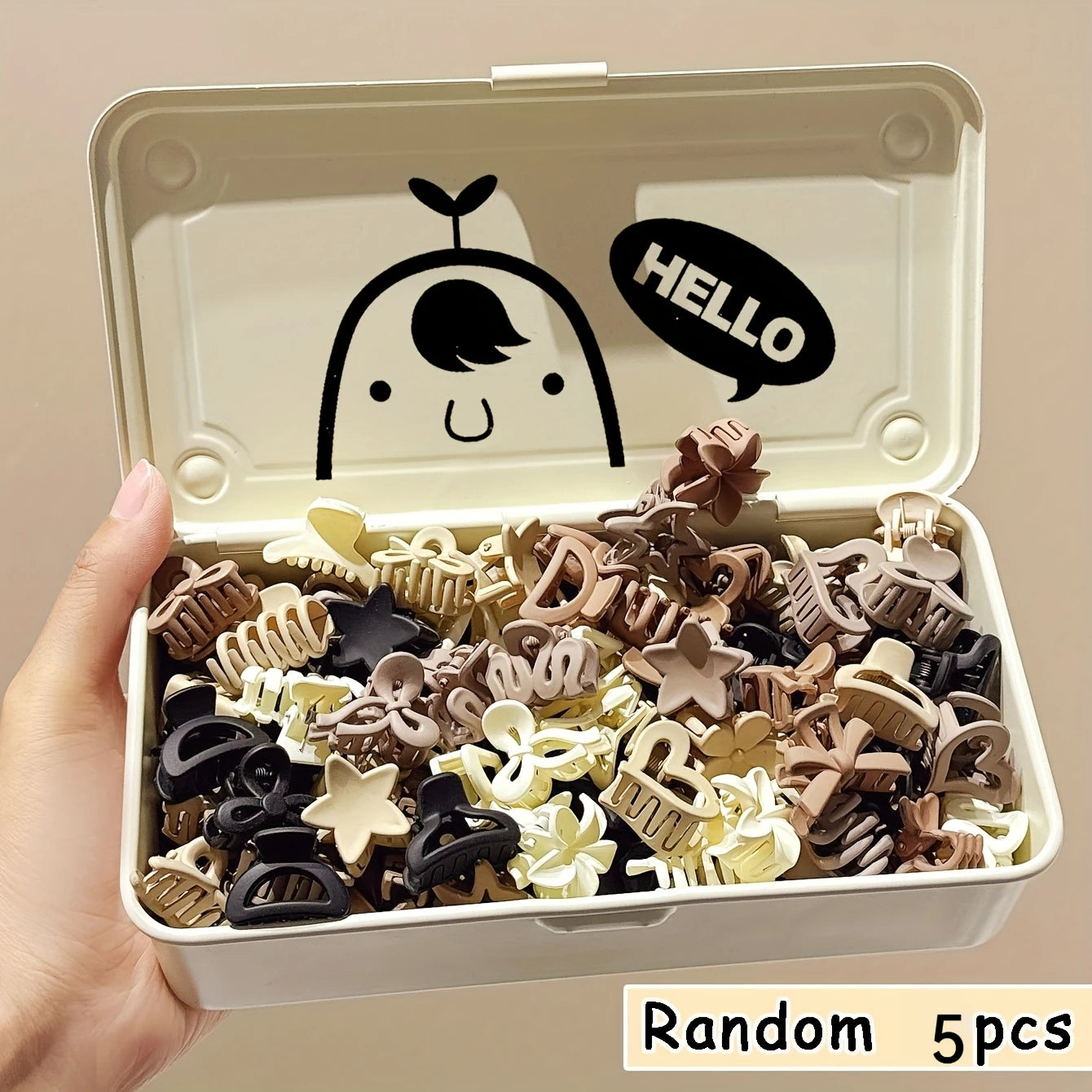 5/10/20/30 PCS Beige Mixed Pack Small Hair Clips – Cute Girls’ Accessories for Daily Wear, Special Occasions & Travel Gifts