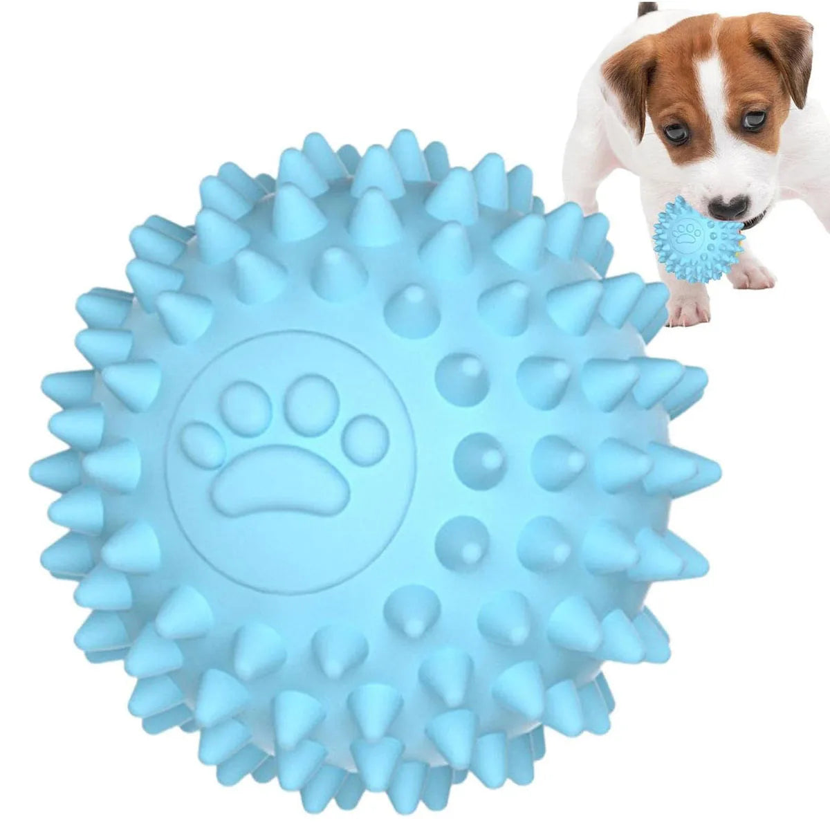 Interactive Rubber Chew Ball – Dog & Cat