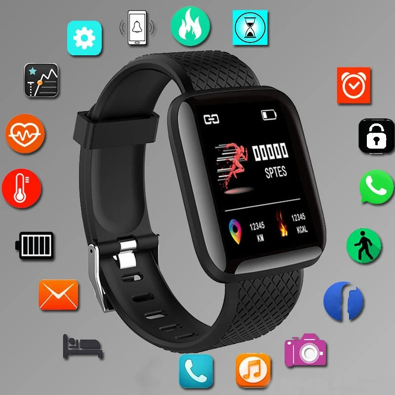 Smartwatch Fitness Tracker for Men & Women Android iOS Bluetooth Watch
