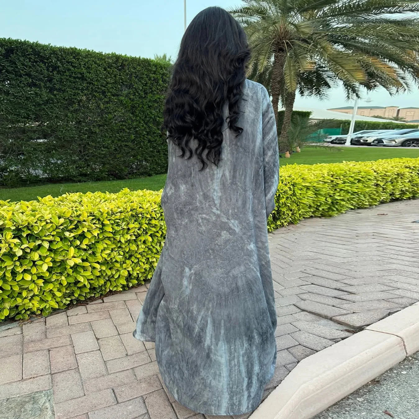 Women Muslim Abaya with Scarf Set DressRamadan Eid Print Cardigan Arab Long Robe Morocco Dubai Kaftan Islam Vestidos Jalabiya