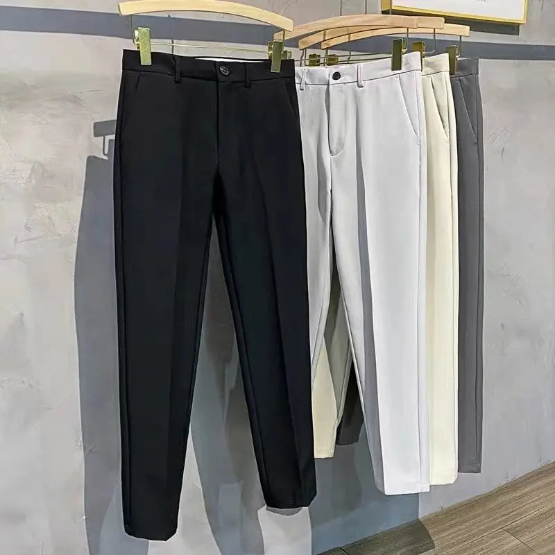 Men’s Slim Fit Ice Silk Pants