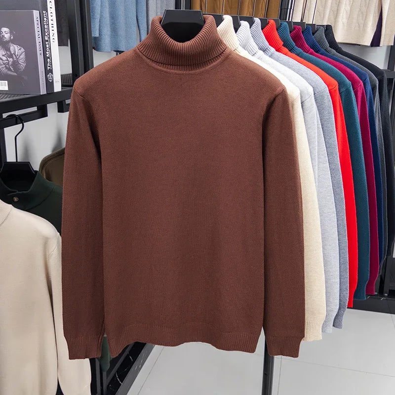 Men’s Knitted Turtleneck Sweater