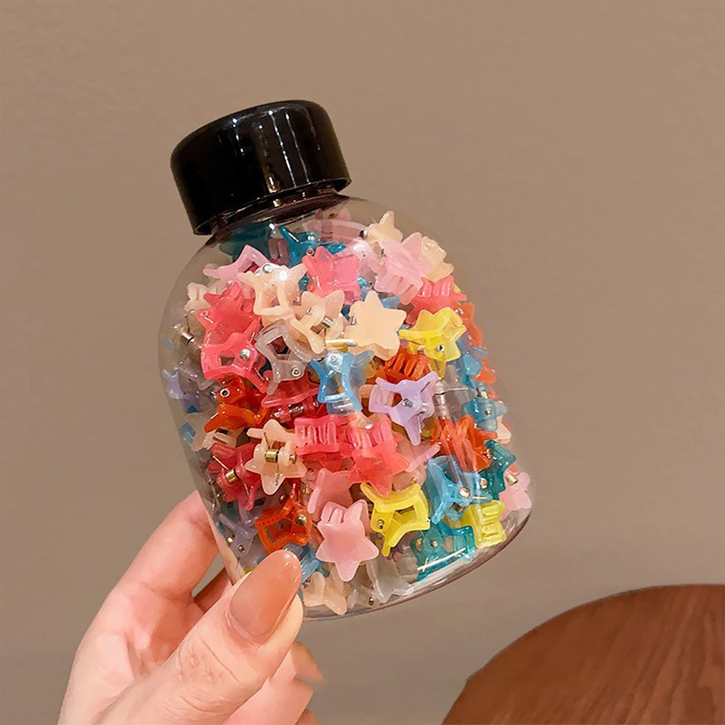 100pes/Can Girl Baby Bangs And Broken Hair Tool Hair Grabbing Claw Baby Small Mini Hair Clip, Hair Grabbing Accessory