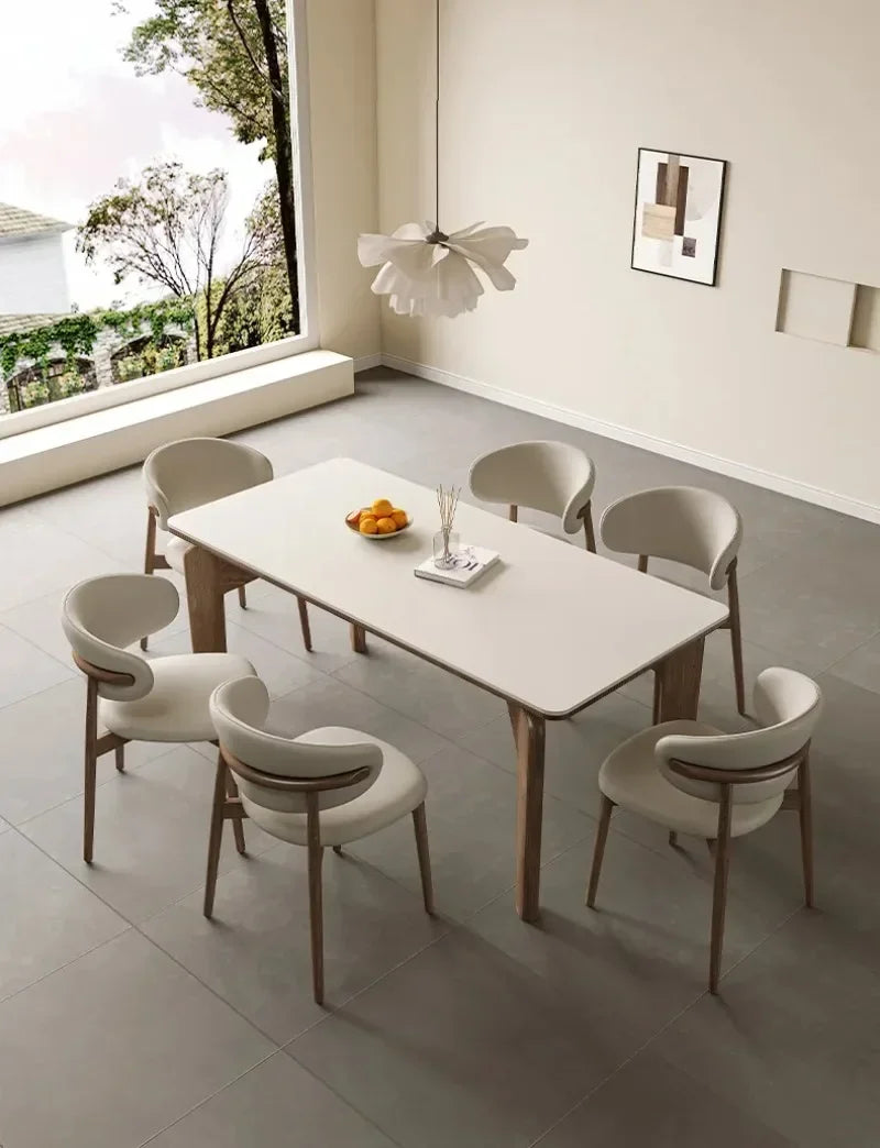 Corner Island Dining Table Auxiliary Service Designer Meeting Marble Dining Table Low Square Large Mesa Plegables Furniture CC