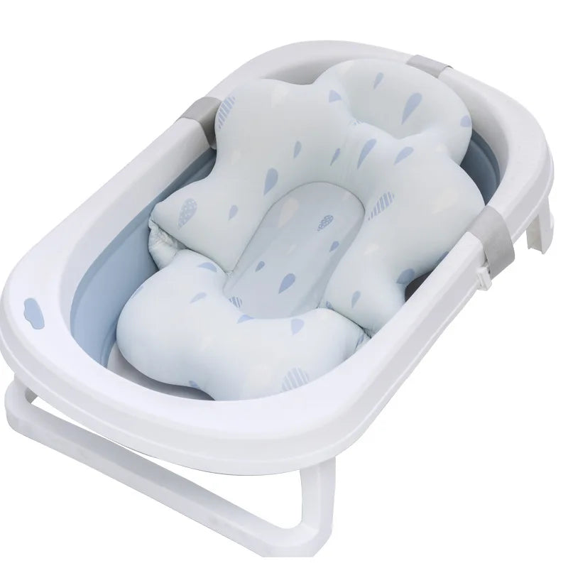 Newborn Baby Bath Mat & Tub Seat – Soft Cushion Support