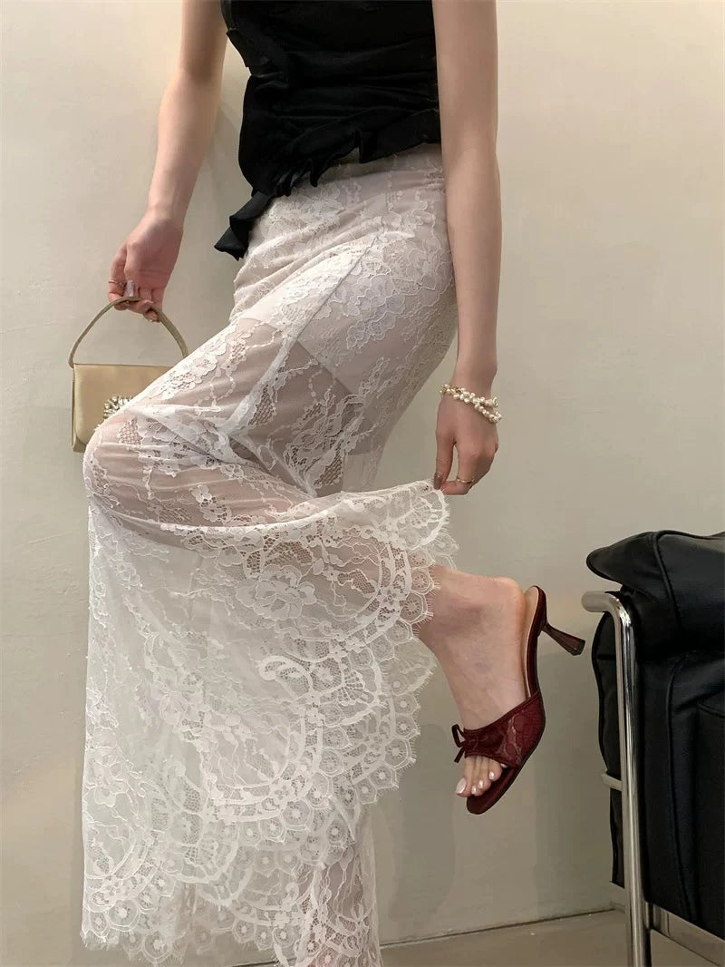 Sexy Style Bow Flat Sandals for Women 2026 Summer New Thin High Heel Open Toe Elegant Versatile Slippers