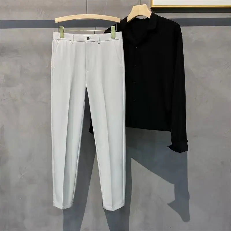 Men’s Slim Fit Ice Silk Pants