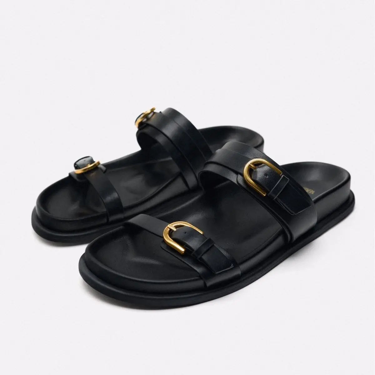Women’s Classic Buckle Slippers