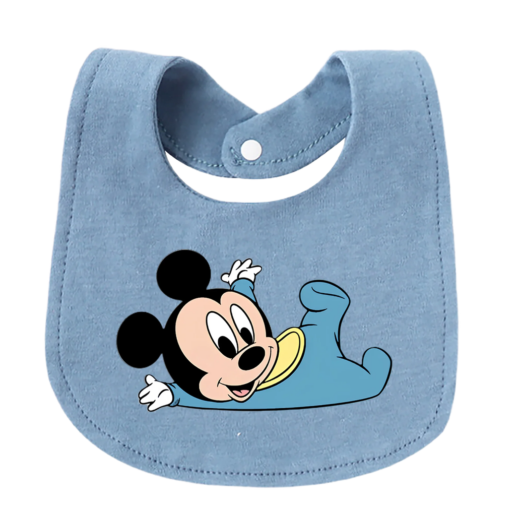 Soft 100% Cotton U-Shaped Baby Bib – Newborn to 3Y